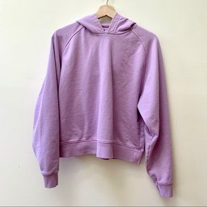 SOLD! Outdoor Voices Cotton Terry Hoodie in Purple